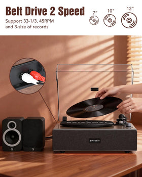 Udreamer auto-stop feature protects records by stopping at the end.