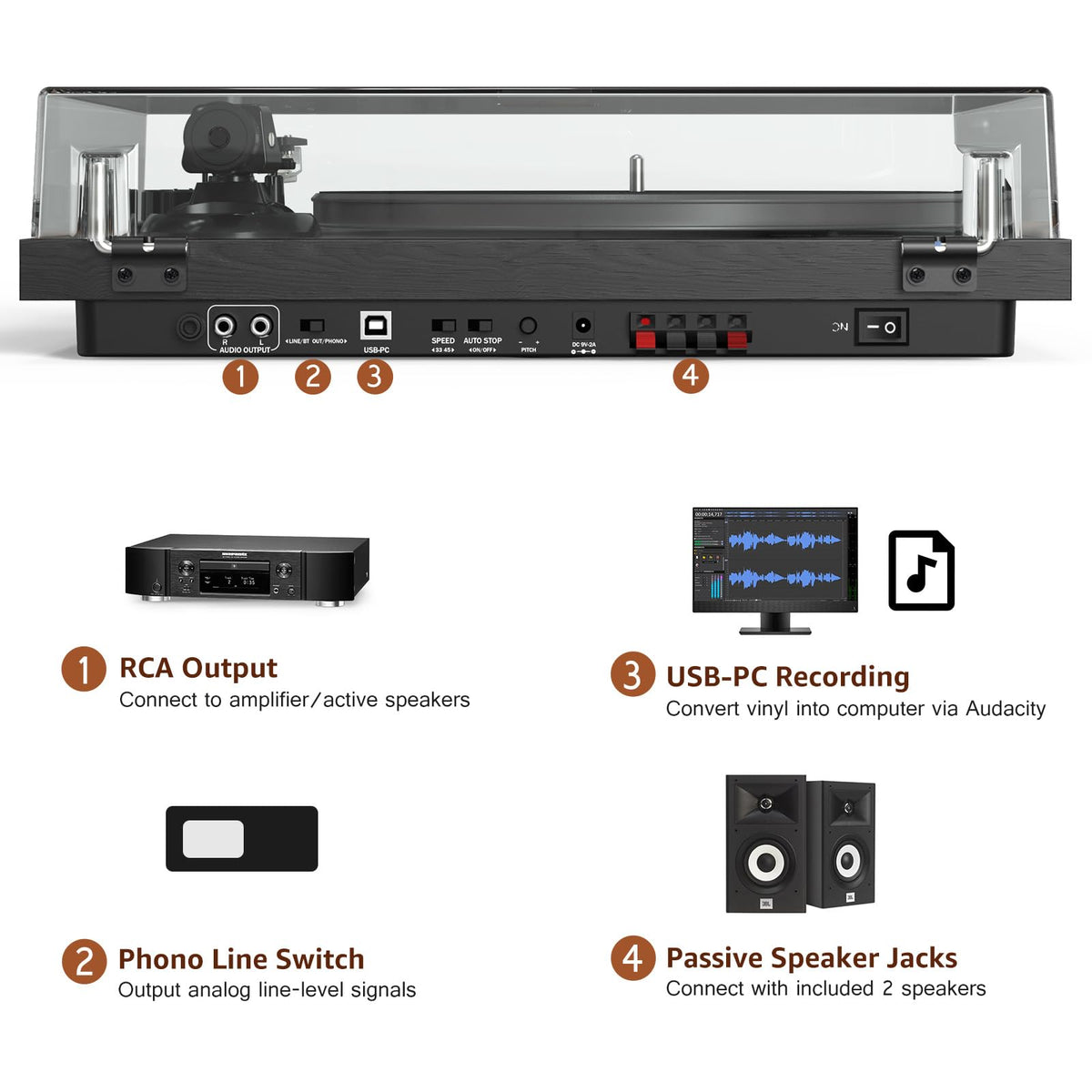 Udreamer Bluetooth input and output for flexible wireless playback