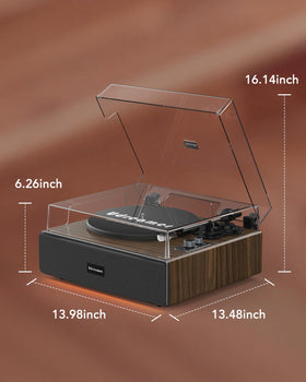 Udreamer retro woodgrain design blends classic style with modern convenience.