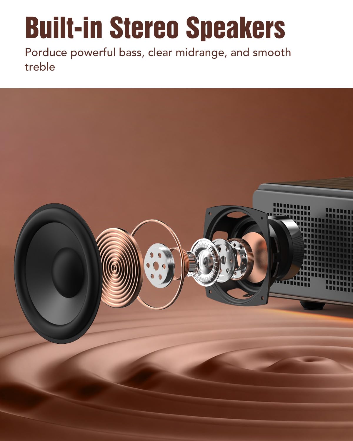 Udreamer AT3600L cartridge delivers nuanced vinyl playback at 33/45 RPM.