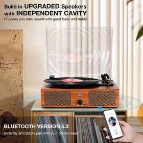 Udreamer UD-001 belt-driven design provides stable, smooth playback.