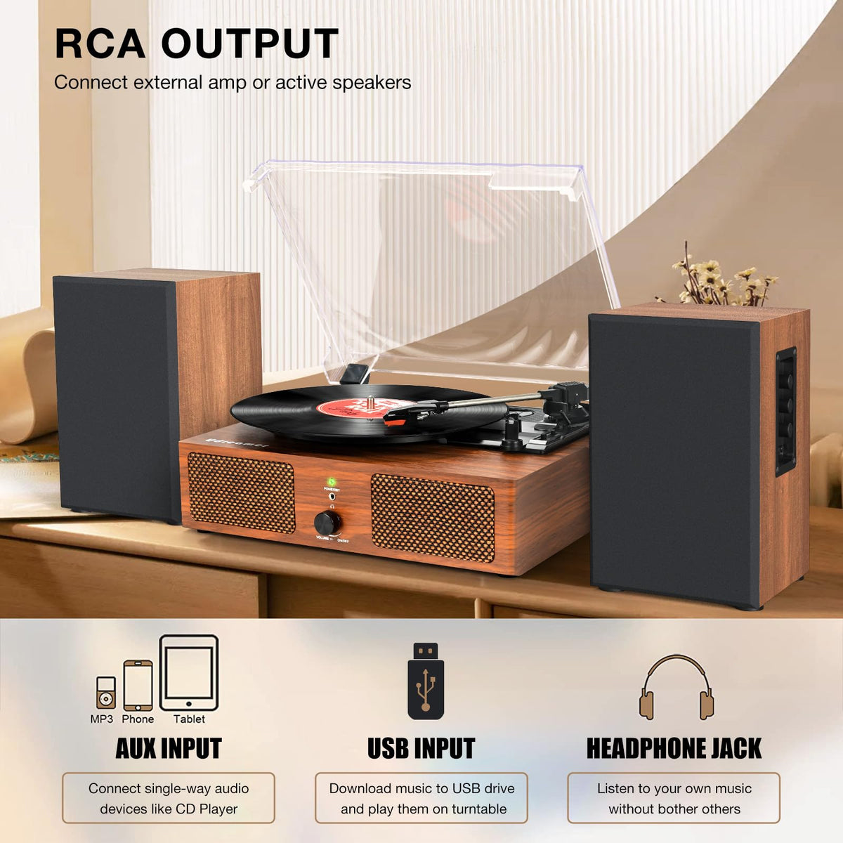 Udreamer UD-001 Bluetooth 5.3 enables quick wireless music pairing.