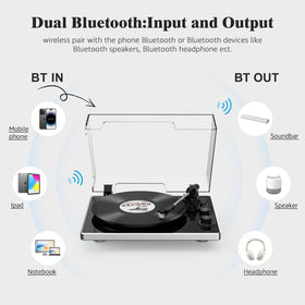 Udreamer vinyl record player USB recording to digitize favorites
