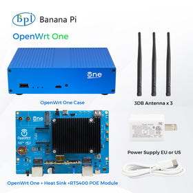 UEEGO Banana Pi OpenWrt One ports panel enables flexible network connections for home offices.