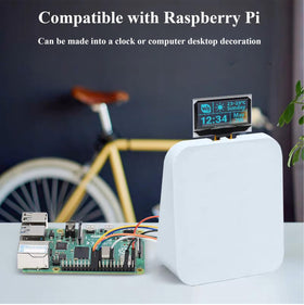 UeeKKoo compact transparent OLED in action on a board