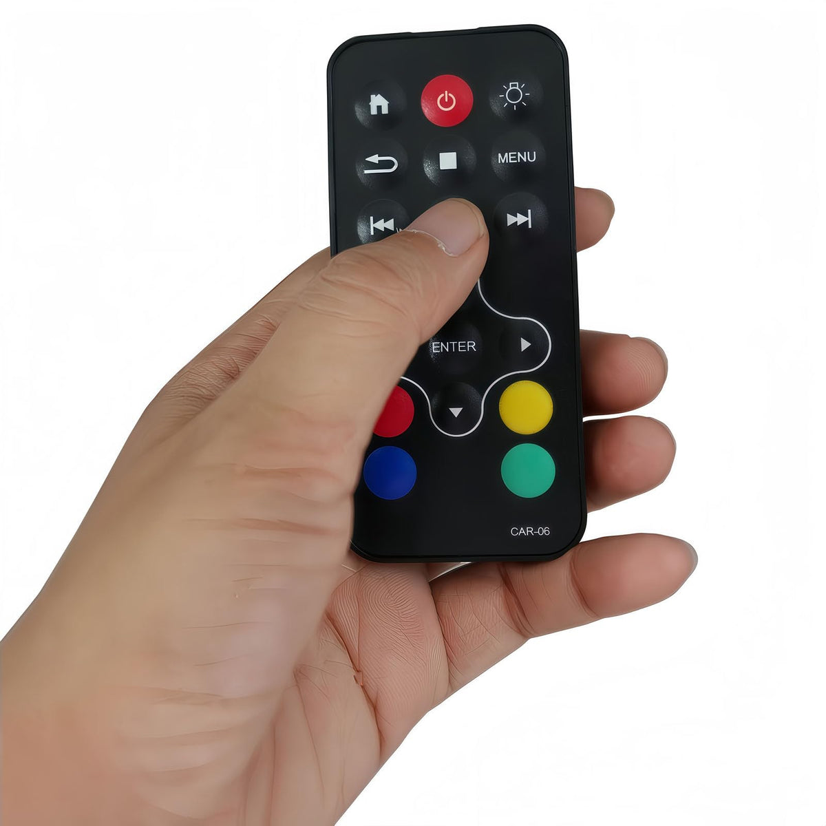 Uehba replacement remote side profile emphasizing slim design.