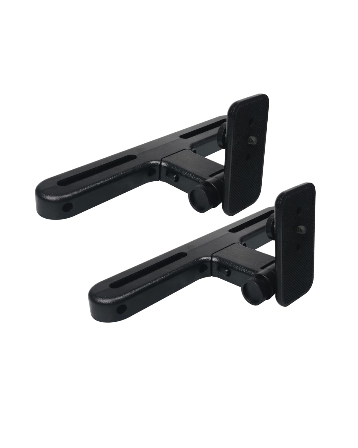 UEME car headrest mount assembly shows secure attachment for rear-seat entertainment.