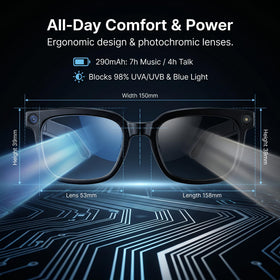 UFSVVOLF photochromic lenses adjust light and reduce glare