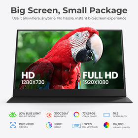 UFYQL close-up of IPS panel texture for consistent color and reduced eye strain