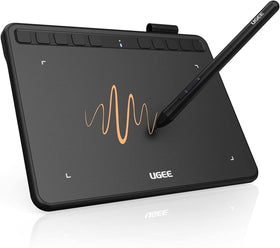 UGEE S640 front view showing compact active area and slim frame for portability