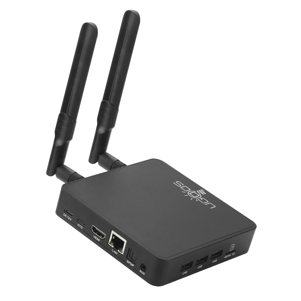 Ugoos AM9 PRO box back ports for simple connections