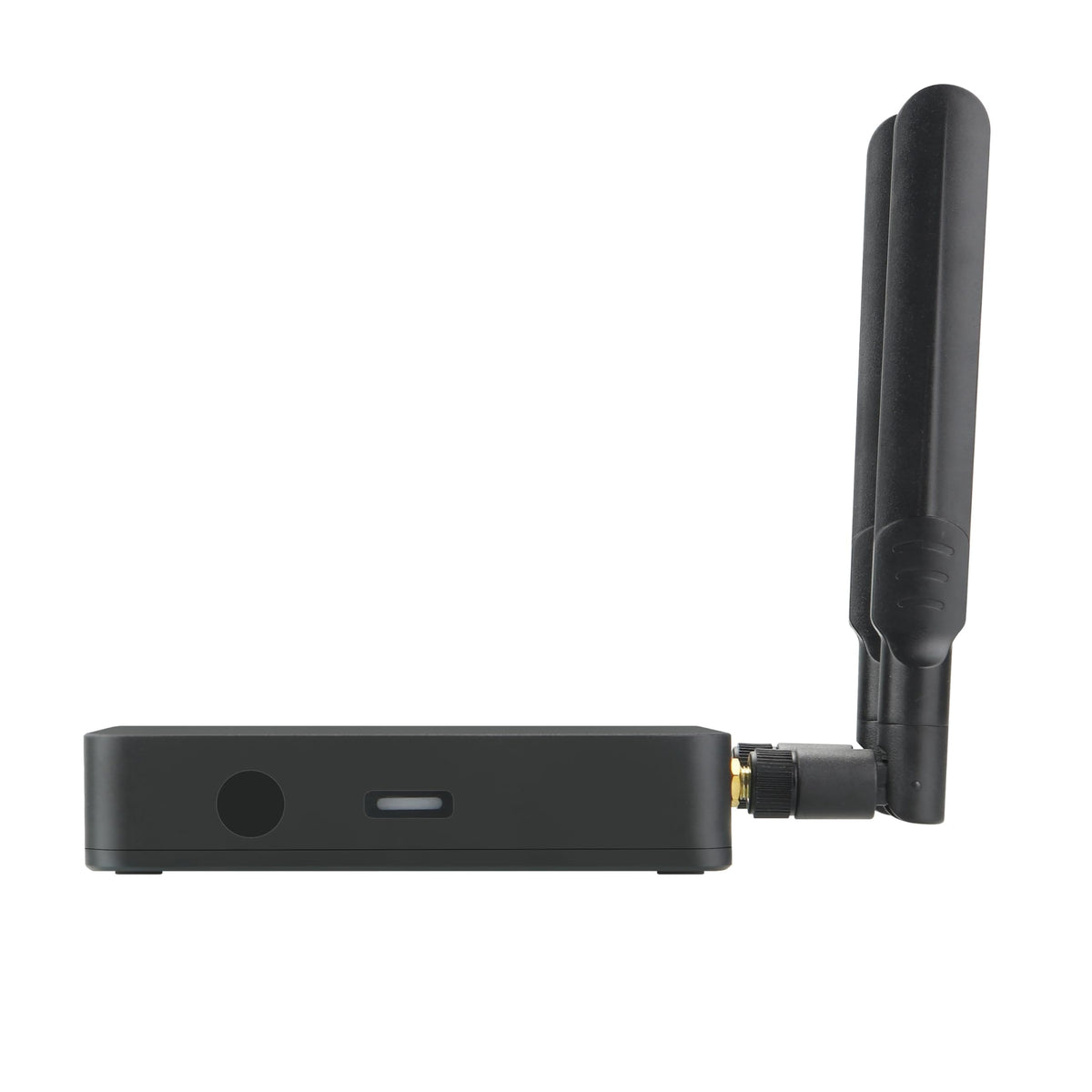 Ugoos AM9 PRO box side view fits in media centers