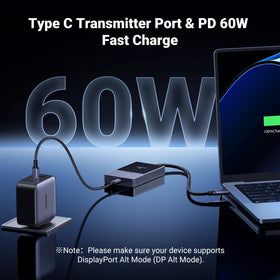UGREEN 164ft range demonstrates extended wireless connectivity for large conference rooms.