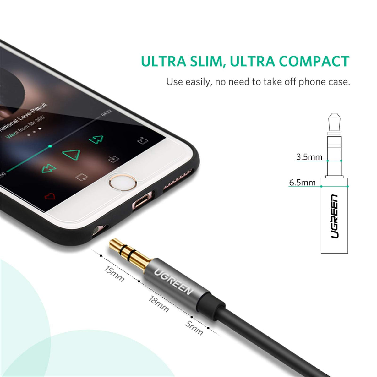 UGREEN 24K gold plated contacts resist corrosion for longevity.