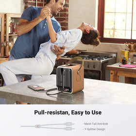 UGREEN gold-plated connectors minimize signal loss for crisp stereo sound.