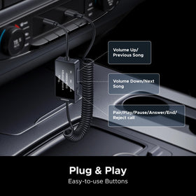 Back ports reveal 3.5mm jack and charging options.