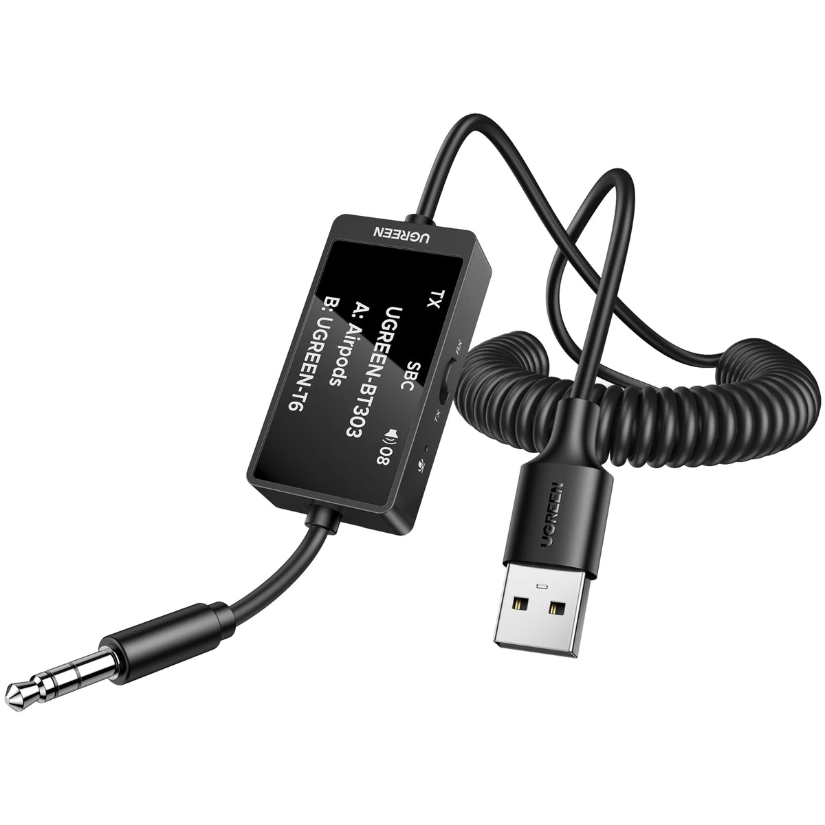 Compact size and travel-friendly design for on-the-go audio.