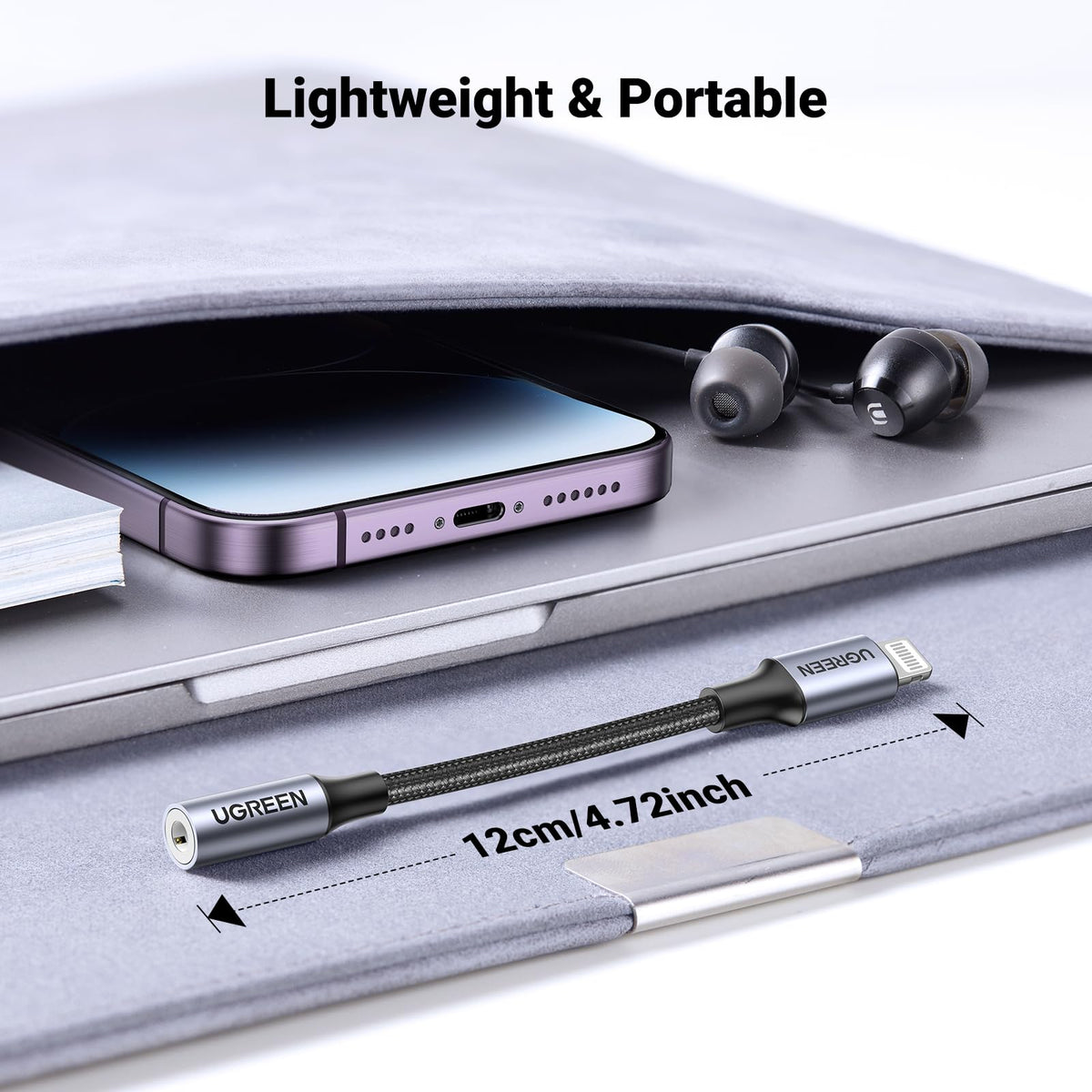 UGREEN compatibility range with iPhone and iPad simplifies daily use.