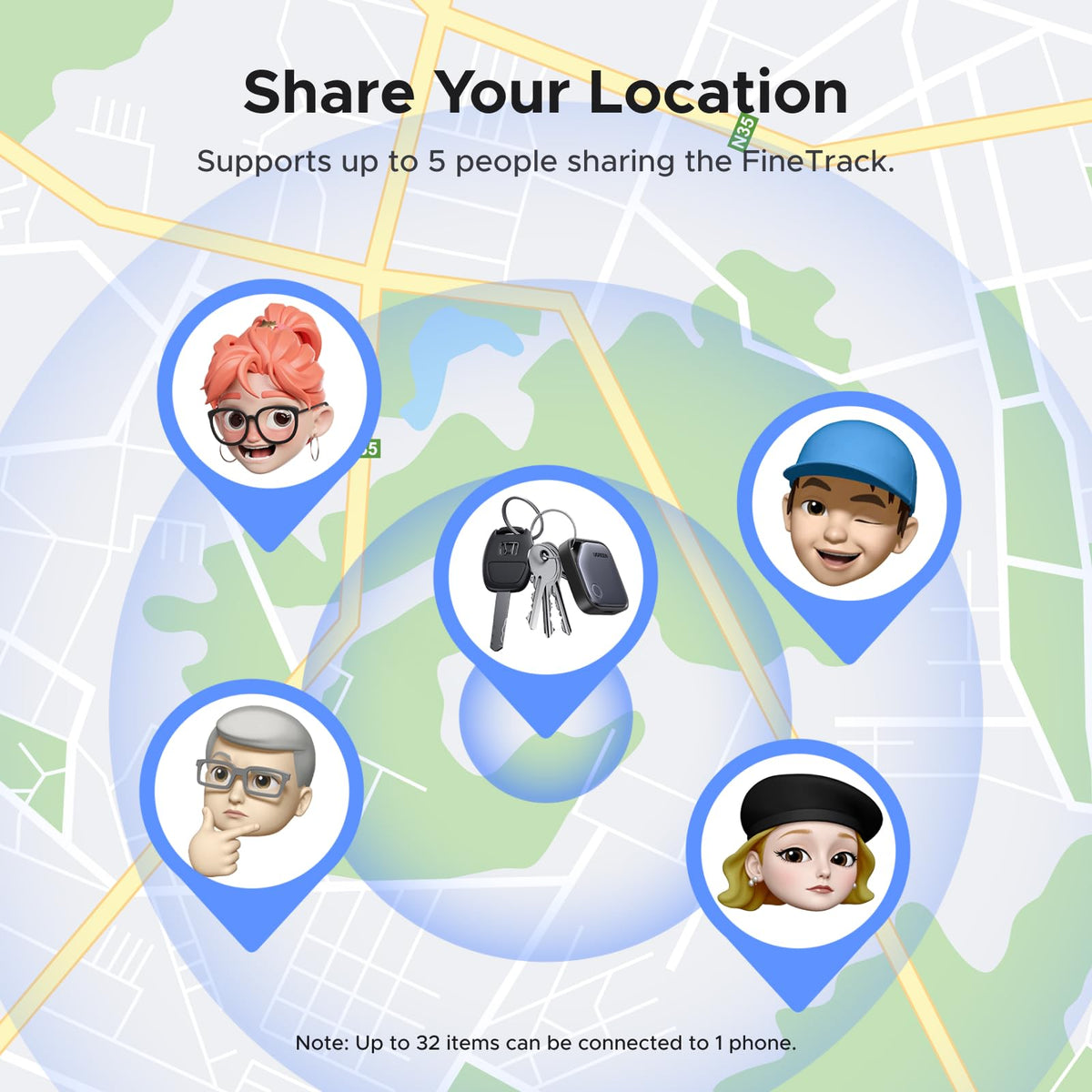 Find My shows FineTrack battery status for proactive charging