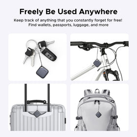 UGREEN FineTrack four tags displayed together showing set value and multi-item protection