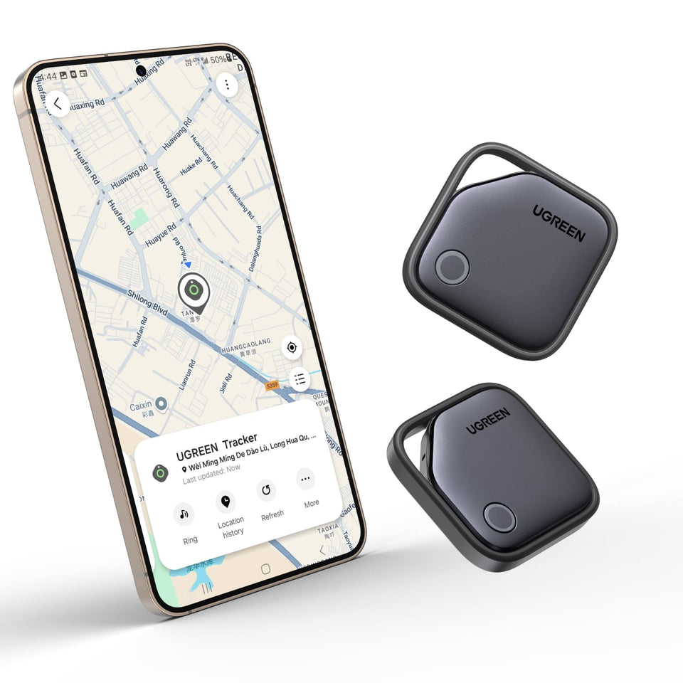 UGREEN FineTrack S pack key-attachment shows easy tag for everyday items