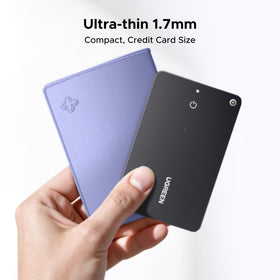 UGREEN FineTrack Slim S next to coin for scale benefit: ultra-thin compact size