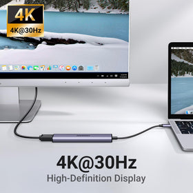UGREEN HDMI output supports 4K up to 30Hz for vivid visuals.