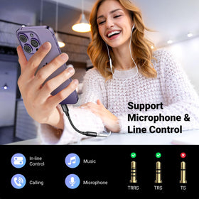 UGREEN Apple MFi-Certified adapter delivers secure iPhone compatibility for crisp audio.