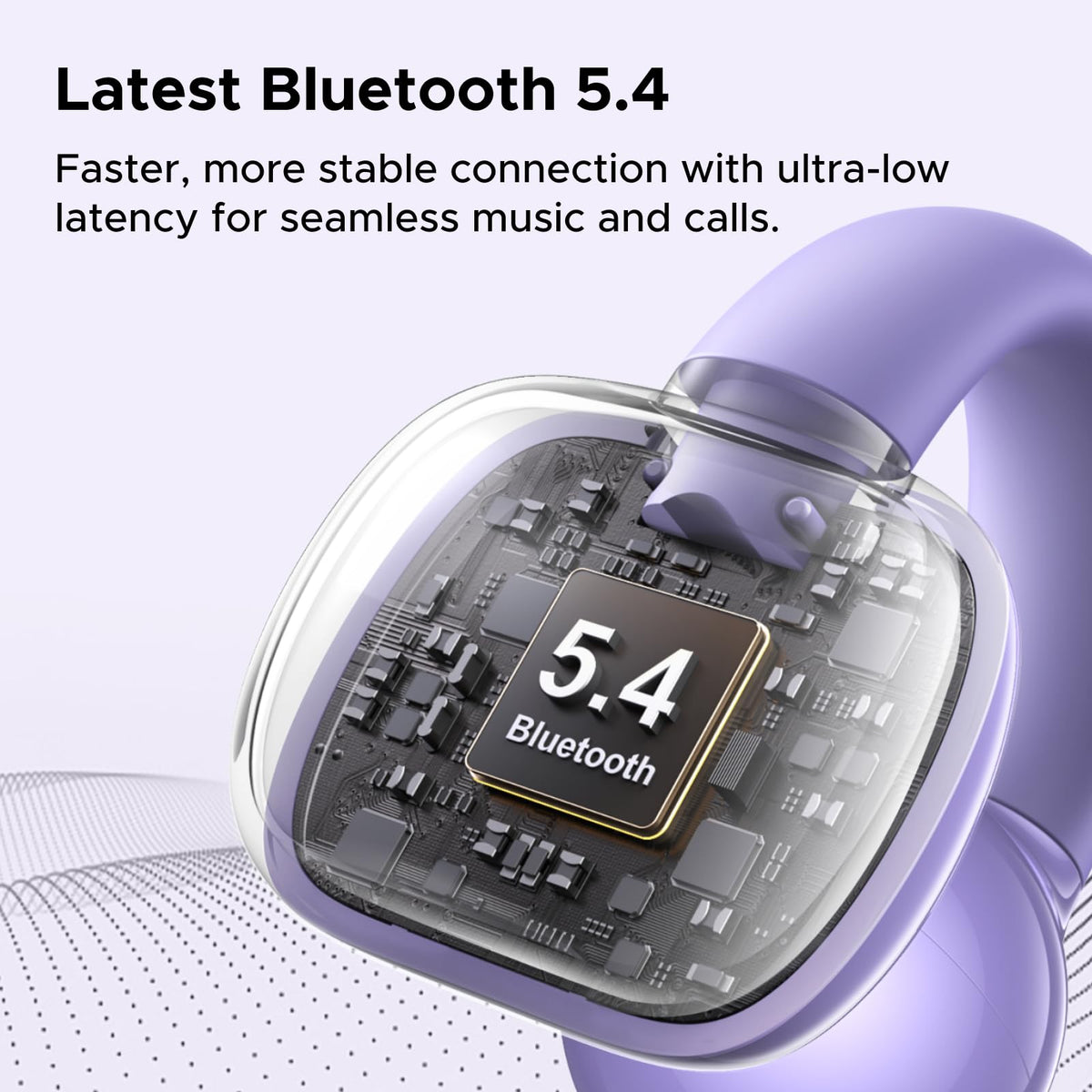 UGREEN HiTune S3 driver illustration, emphasizes 12mm bass-capable audio