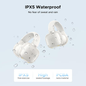UGREEN HiTune S3 droplets on surface illustrating IPX5 sweat protection