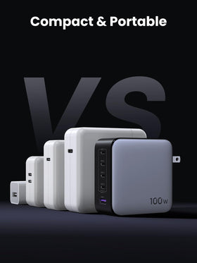 UGREEN Nexode internal GaN detail illustrating cool operation and improved efficiency