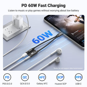 UGREEN 60W PD charging ensures compatible devices stay powered