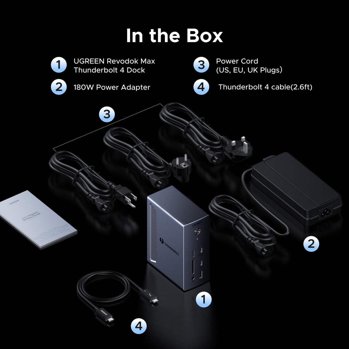 UGREEN Revodok Max aluminum chassis for durability and style.