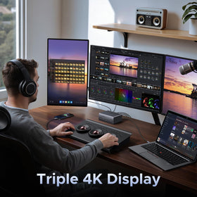 UGREEN Revodok Pro 314 DP output delivers 4K/120Hz for smooth visuals.
