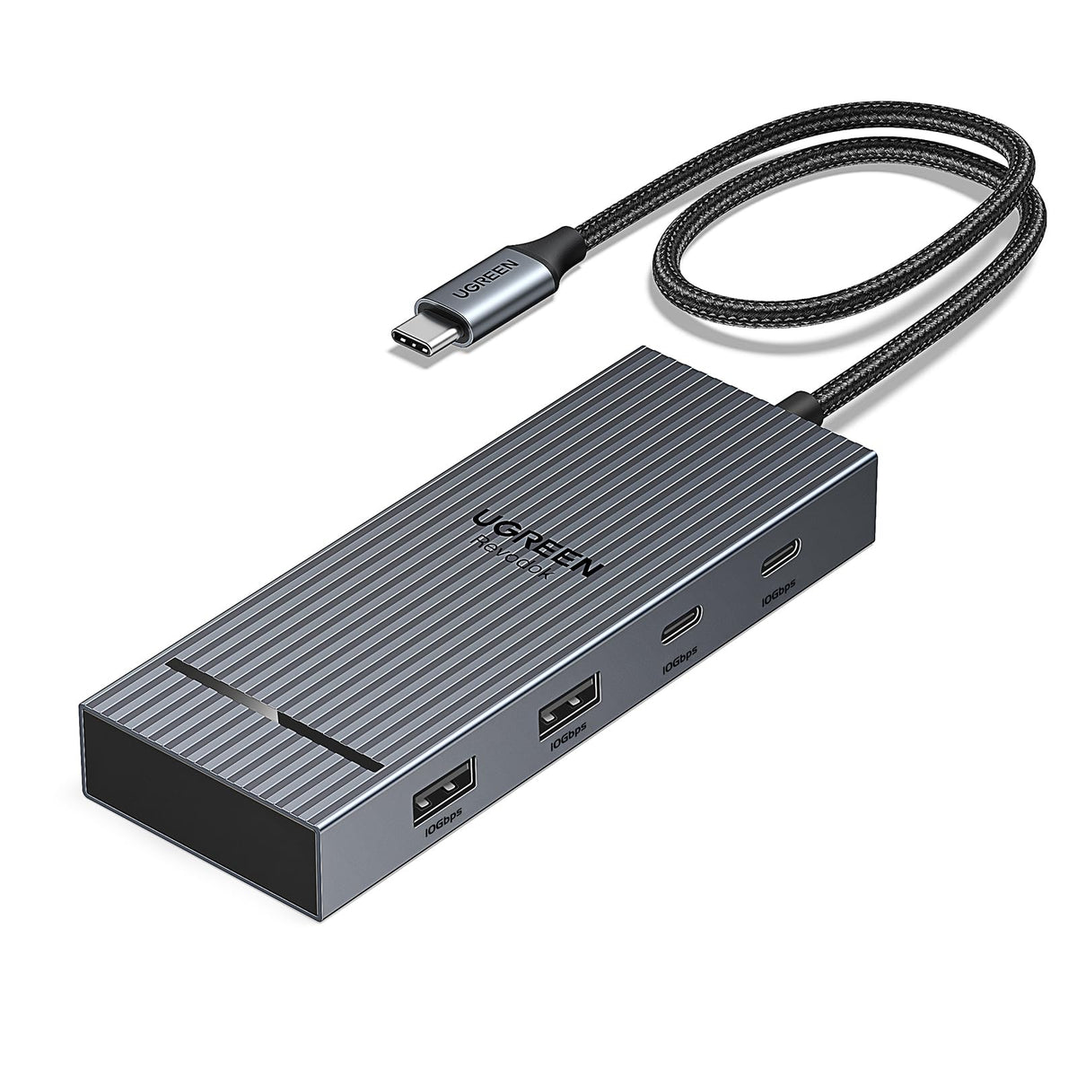 UGREEN Revodok Pro retail packaging and label showing specs and easy setup guidance