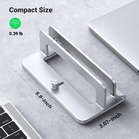 Silver finish of the UGREEN laptop stand complements modern desks.