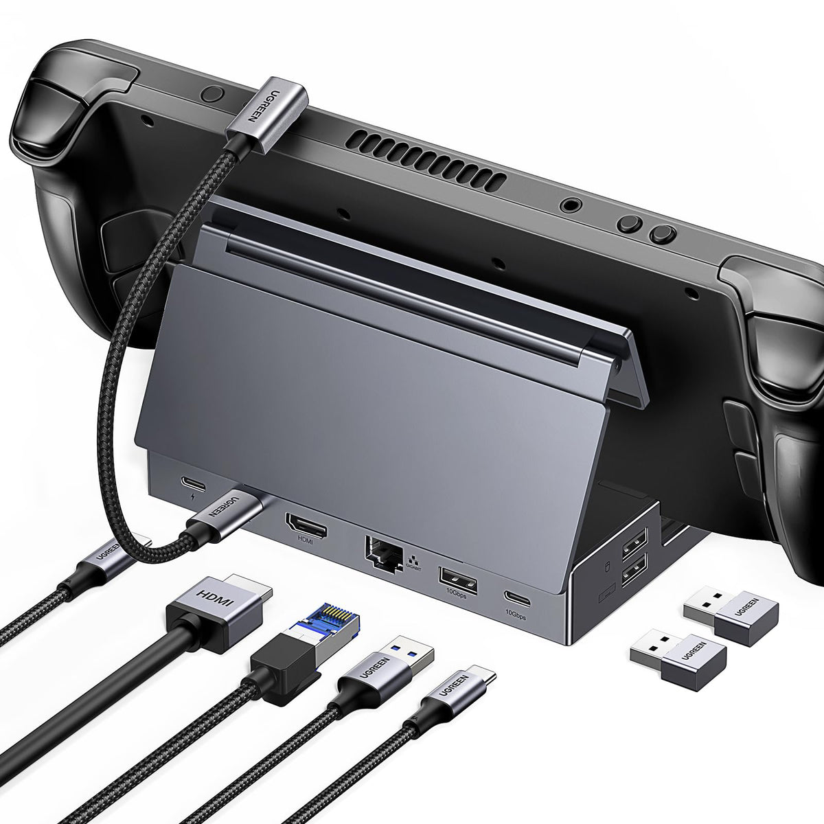 UGREEN Steam Deck Dock broad compatibility with Steam Deck, ROG Ally, Legion Go.