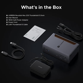 UGREEN Thunderbolt 5 Dock dual-layer cooling system for safe operation