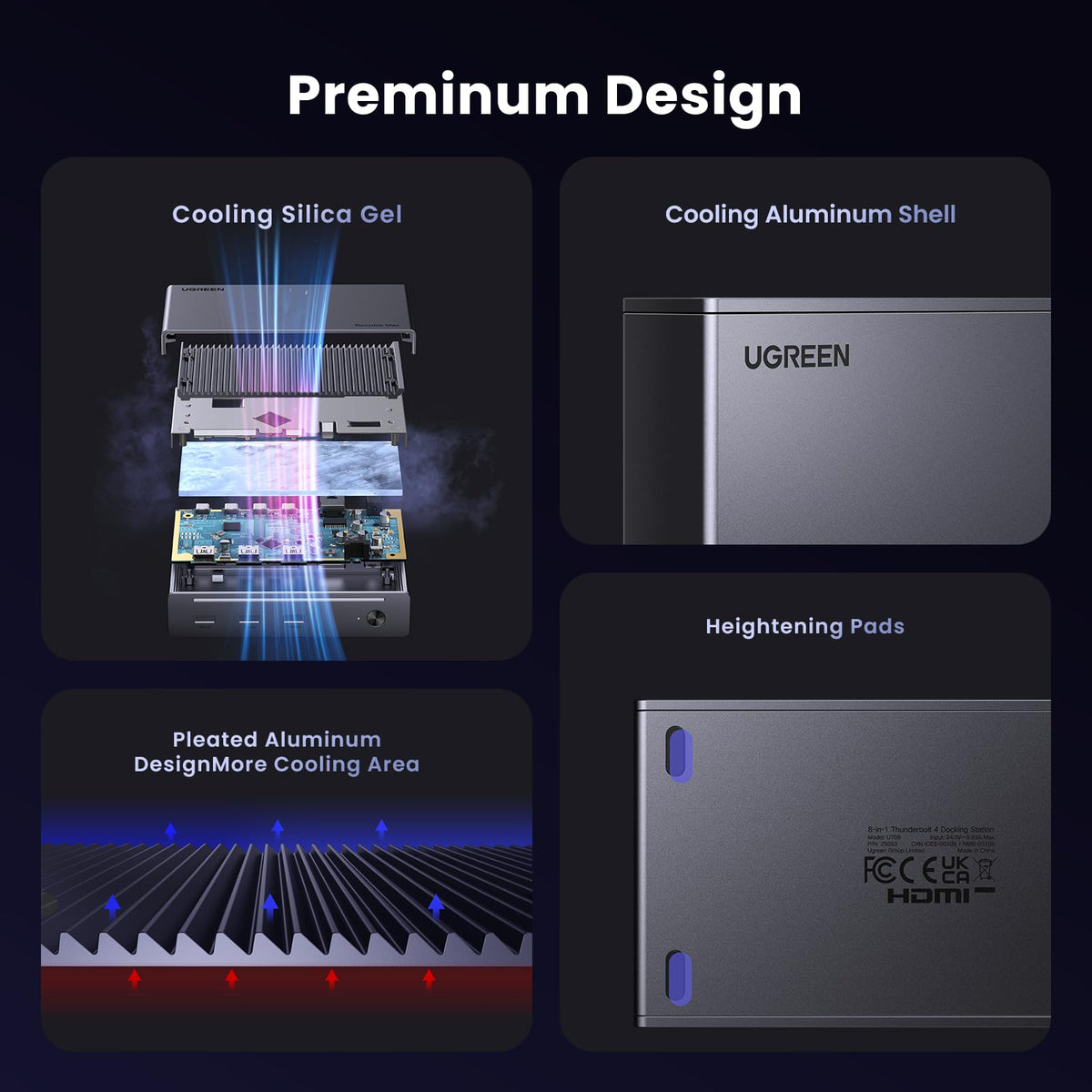 UGREEN Thunderbolt 4 Dock Mac compatibility across M-Chip and Intel devices.