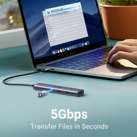 UGREEN USB-C dongle for MacBook Pro, iPad Pro, XPS, and ThinkPad.