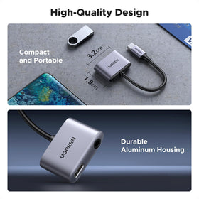 UGREEN USB-C to 3.5mm adapter supports broad device compatibility