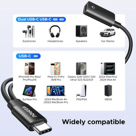 UGREEN adapter compatible with iPhone, Galaxy, Pixel and more.