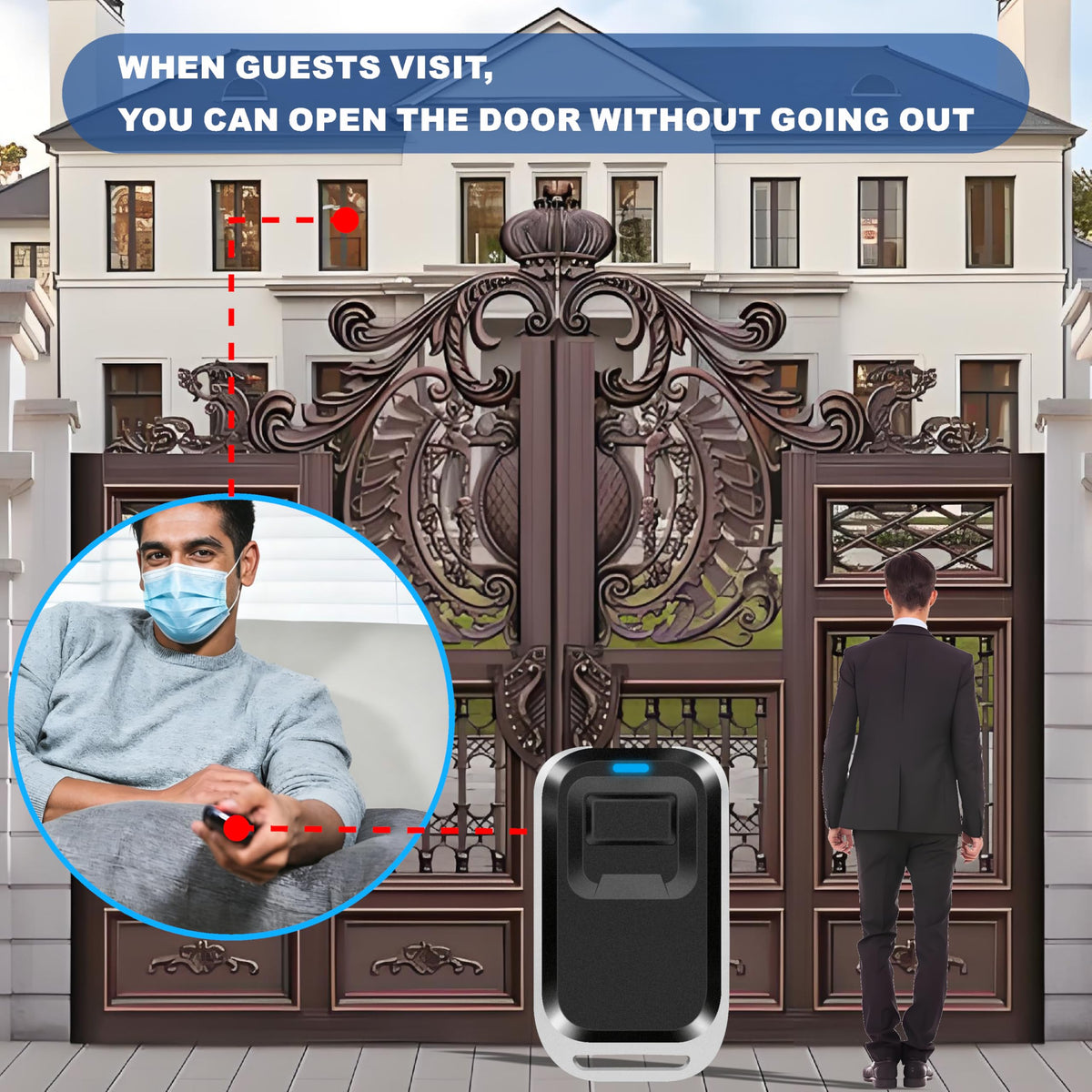 UHPPOTE electric strike door lock demonstrates reliable 12V security for commercial doors.