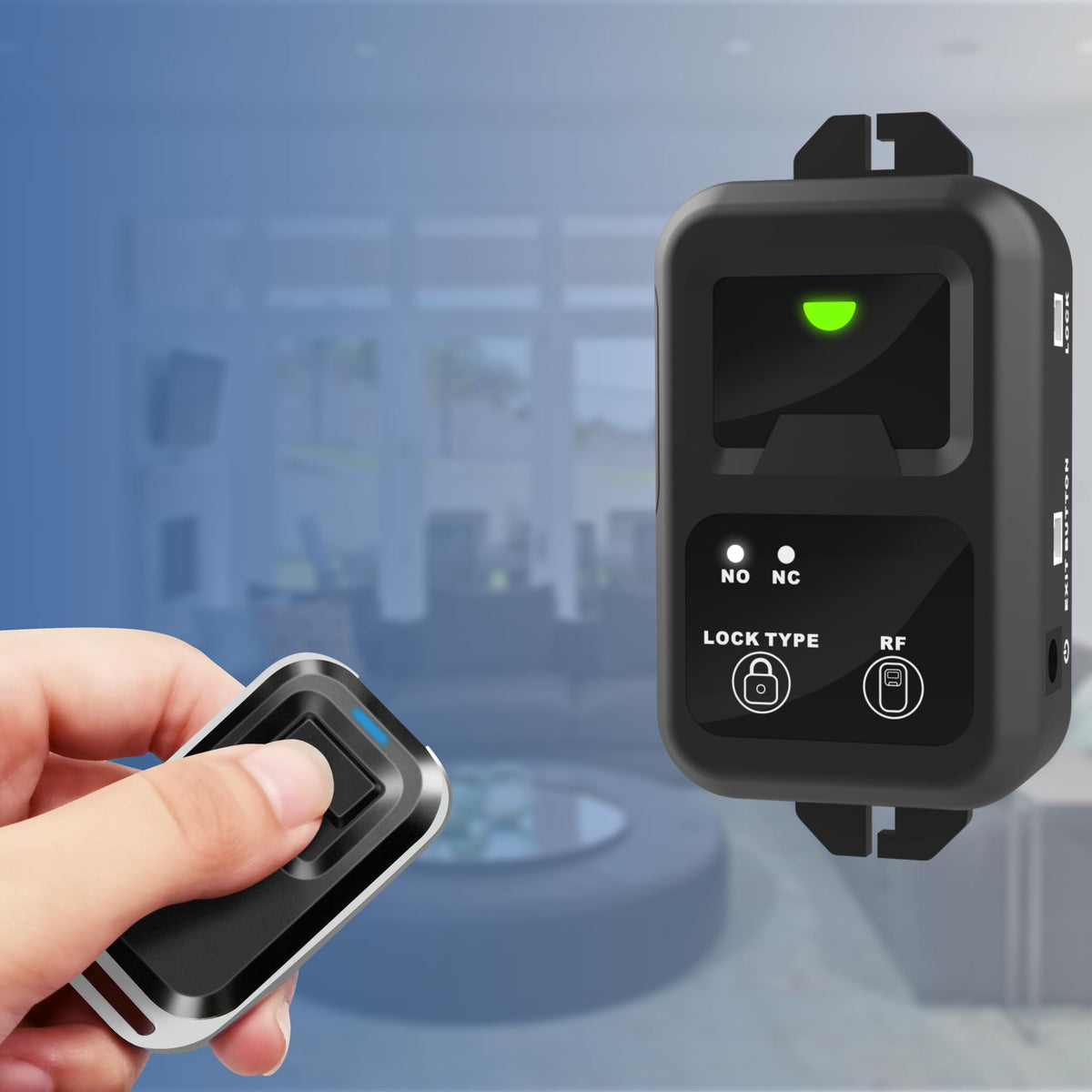 UHPPOTE exit button included for easy indoor egress.