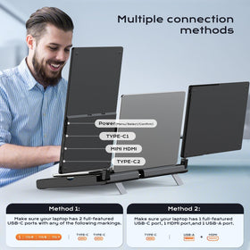 UK BONITOYS detachable screen emphasizes portability with a lightweight 1.2 lb option.