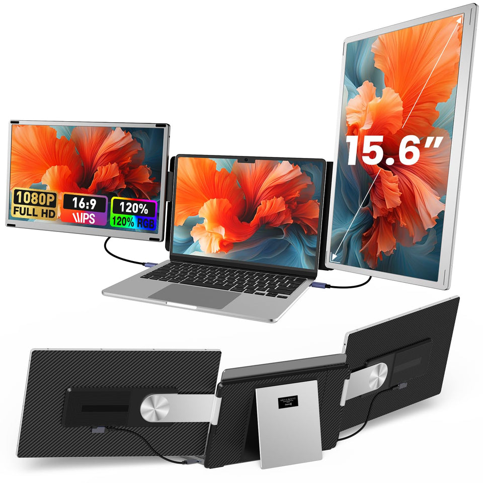 UK BONITOYS 15.6-inch screen extender front view expands workspace.