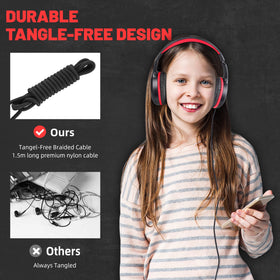 UKELALA kids headphones ideal for travel, school and daily use