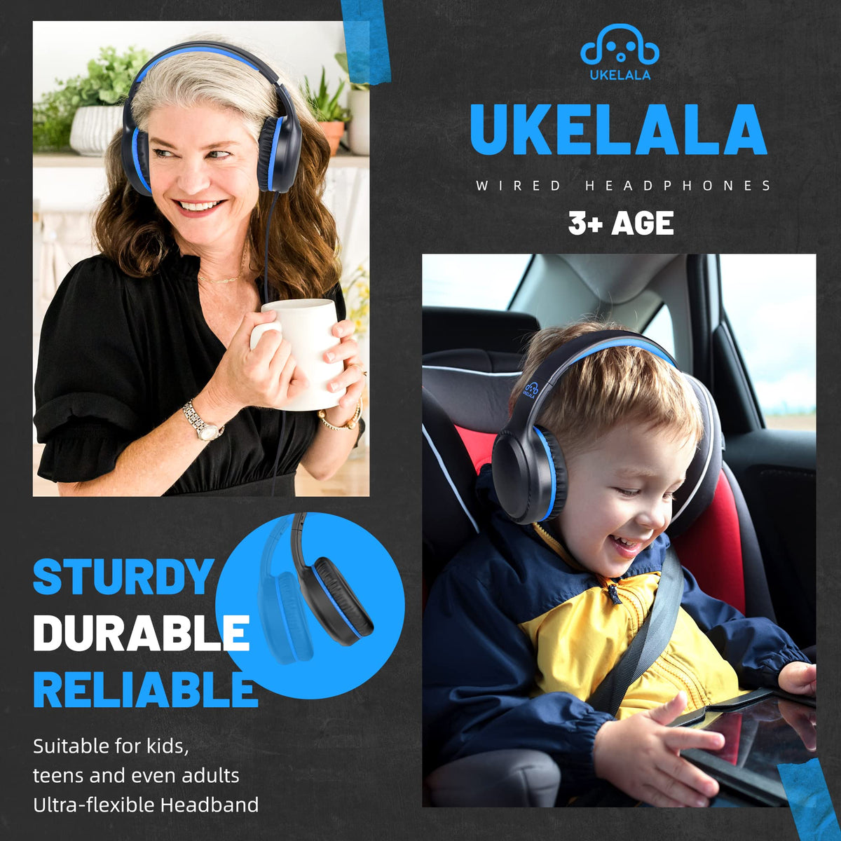 UKELALA U2 braided cable detail shows tangle-resistant cord for reliable use