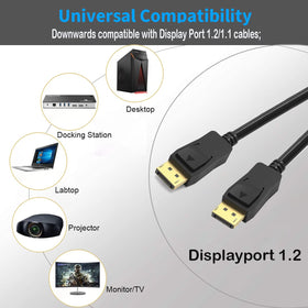 UKYEE cable shown full 6ft length next to ruler for scale and convenience