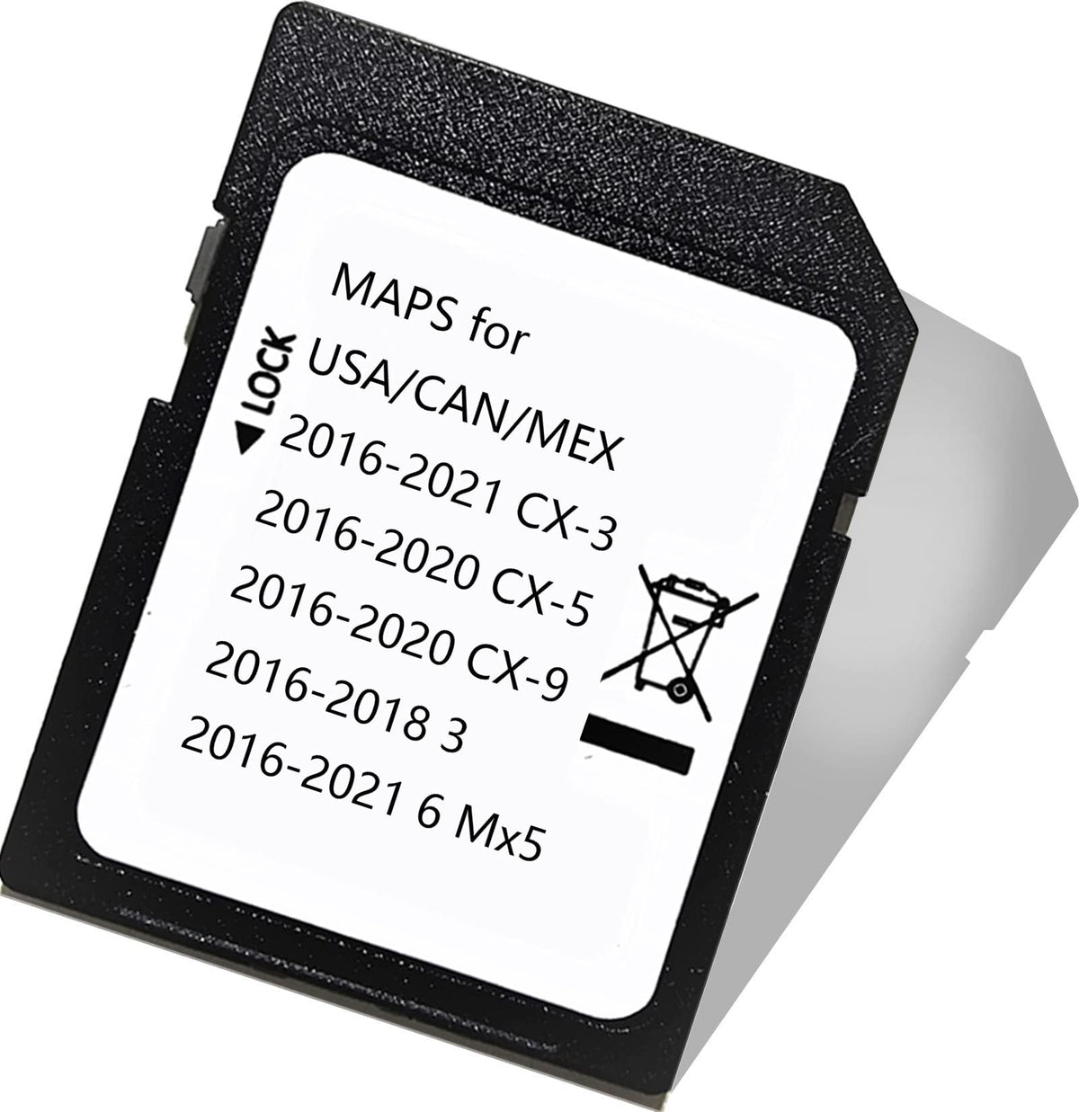 Ulfeng Navigation SD Card for Mazda CX-3 provides up-to-date maps for confident city driving.